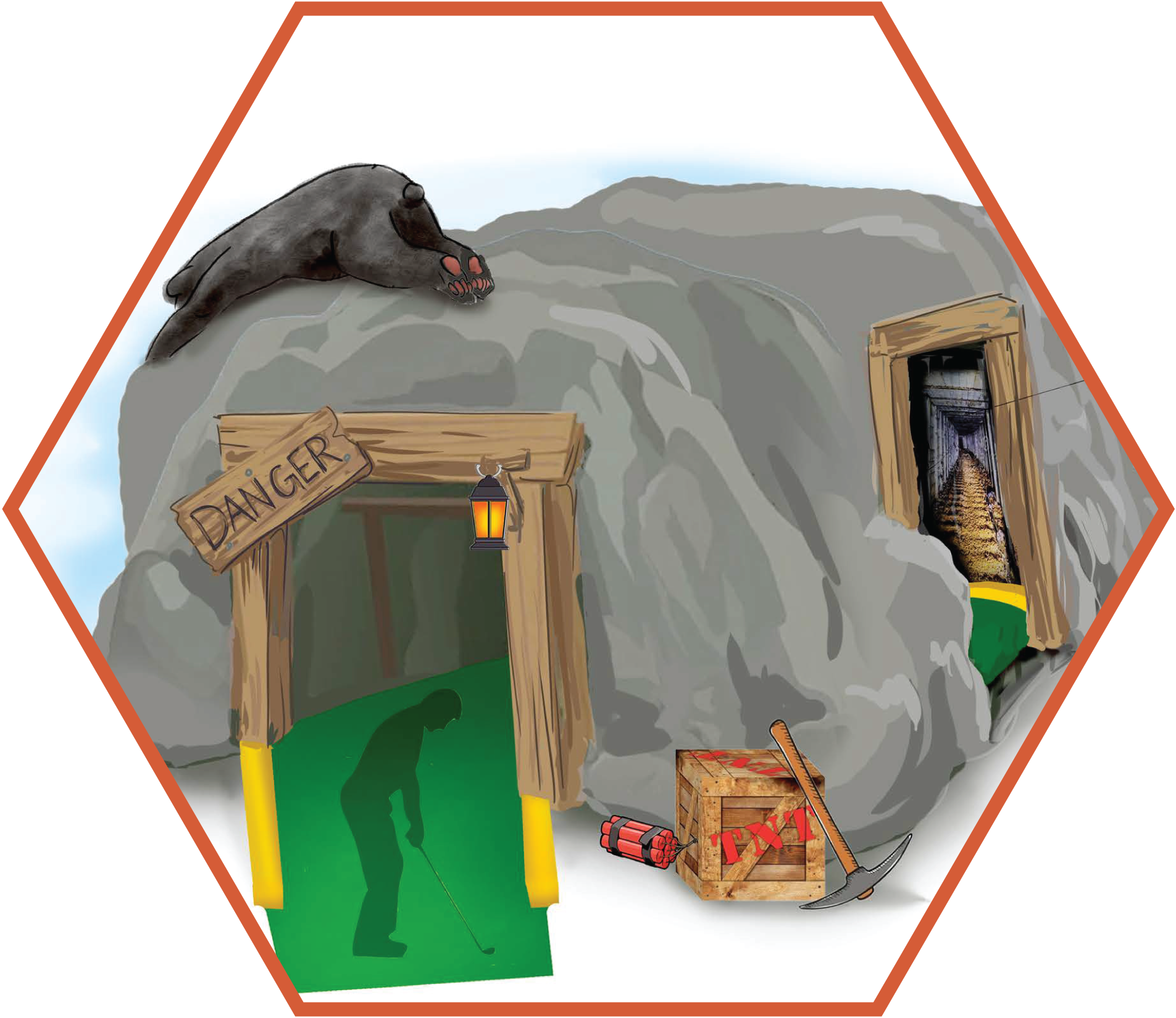 Hole 4 – Mining Cave